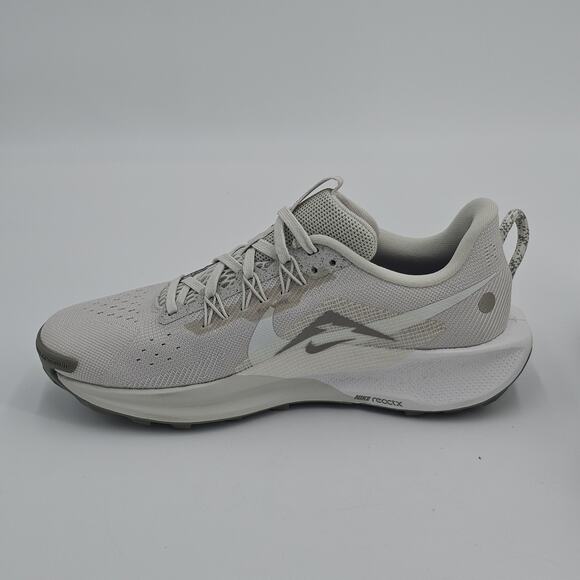 NEW Nike Womens 8 ReactX Pegasus Trail 5 Bone Army Green Running Shoes - Picture 10 of 16